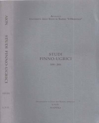Studi Finno-Ugrici 1999-2001