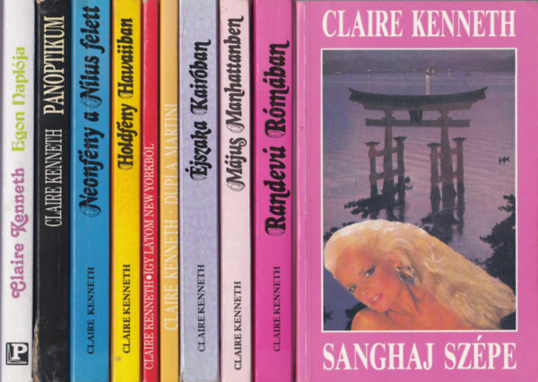 Claire Kenneth k�nyvcsomag 10 db