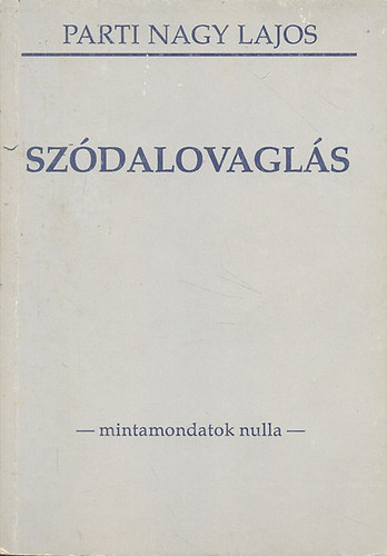 Szdalovagls -mintamondatok nulla (I. kiads)