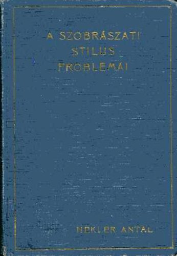 A szobrszati stilus problmi
