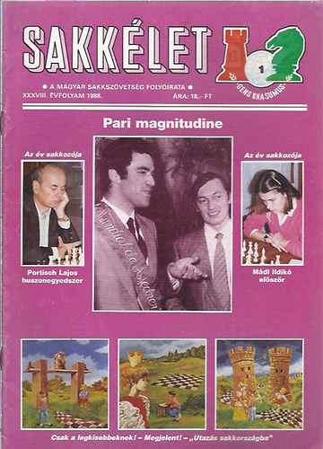 Magyar Sakklet 1988/1.-12. teljes XXXVIII. vfolyam