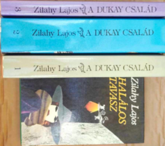 4 db Zilahy Lajos k�nyv: - Hal�los tavasz + A Dukay csal�d 1,2,3