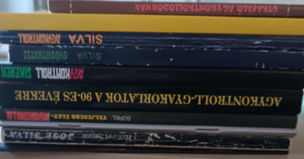 Dr. Jos Silva, Philip Miele, ...s mg sokan msok Domjn Lszl-Slyom Ildik  (szerk.) - 10 db Agykontroll: traval agykontrolosoknak; Gygythatsz; Agykontroll Silva mdszervel; Agykontroll mesterfokon; Agykontroll-gyakorlatok a 90-es vekre; Tanfolyami kziknyv; Az agykontroll megteremtje: Valls s agykontroll?: Tanfol