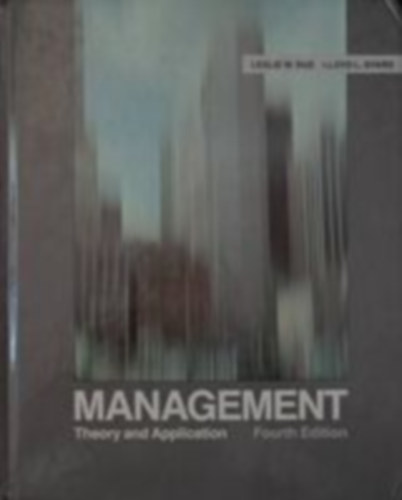 Management - Theory and Application (Fourth Edition)