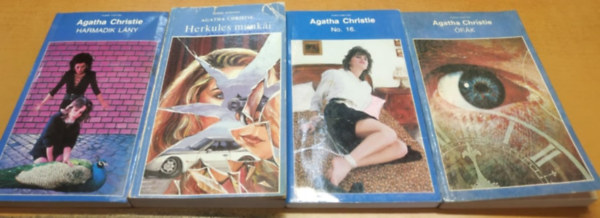 4 db Agatha Christie: Harmadik lny + Herkules munki + No. 16. + rk