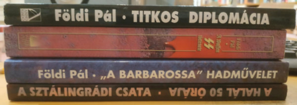 4 db Fldi Pl: A "Barbarossa" hadmvelet + A Waffen SS trtnete + Titkos diplomcia + A hall 50 rja igaz trtnete/A Sztlingrdi csata igaz trtnete