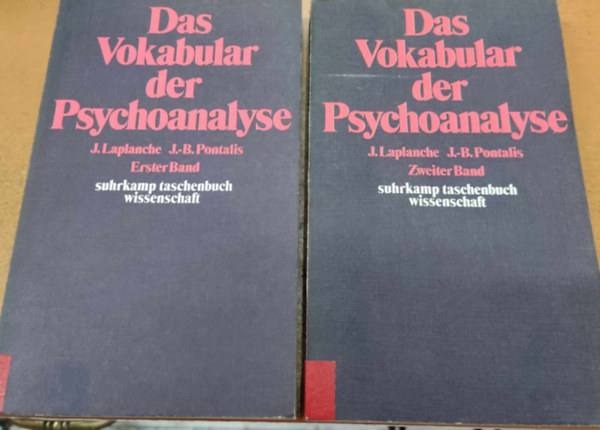 Das Vokabular der Psychoanalyse 1-2. (A pszichoanalzis szkincse 1-2.)