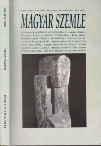 Magyar szemle 2001. oktber