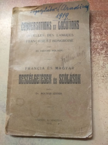 Molnár Izidor - Conversations et Locutions - Francia és magyar beszélgetések és szólások