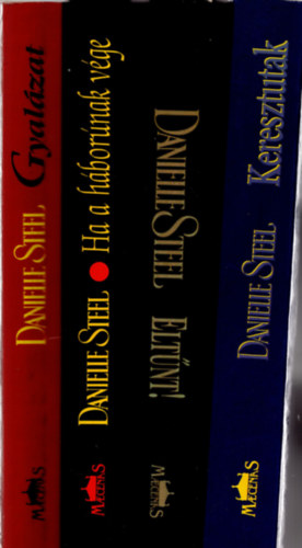 4 db Danielle Steel knyv  ( Ha a hbornak vge + Eltnt + Keresztutak + Gyalzat )
