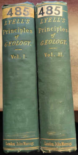 Sir Charles Lyell - Principles of Geology I-II. ("Fldtani alapelvek I-II." angol nyelven) (1867-68)