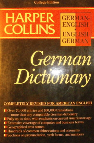 Harper Collins German Dictionary (German-English, English-German)