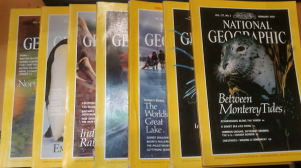 7 db National Geographic 1985 (Lapsz�mok a term�klapon)