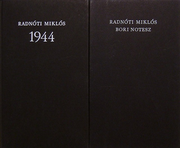 Radn�ti Mikl�s - Bori notesz - 1944  I-II. (hasonm�s kiad�s)