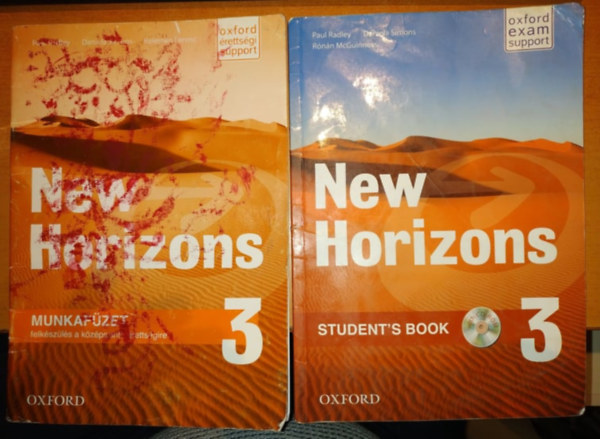 New Horizons Munkafzet 3 (Felkszls a kzpszint rettsgire) + New Horizons 3 Student's Book with CD-Rom