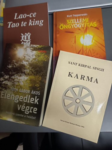 4db knyv:Lao-ce tao king+Szellemi ngygyts+Karma+Elengedlek vgre
