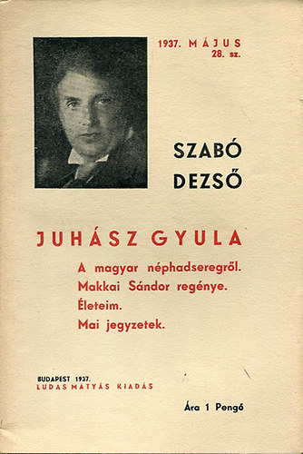 Juhsz Gyula (Szab Dezs fzetek 28.)