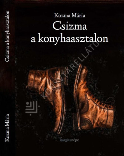Csizma a konyhaasztalon