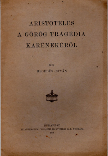 Aristoteles a grg tragdia karnekrl