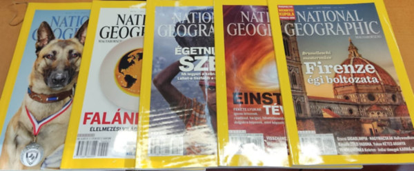 National Geographic Society - 5 db National Geographic Magyarorszg 2014, szrvnyszmok