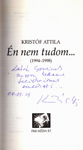 Kristf Attila - n nem tudom... (1994-1998) (dediklt)