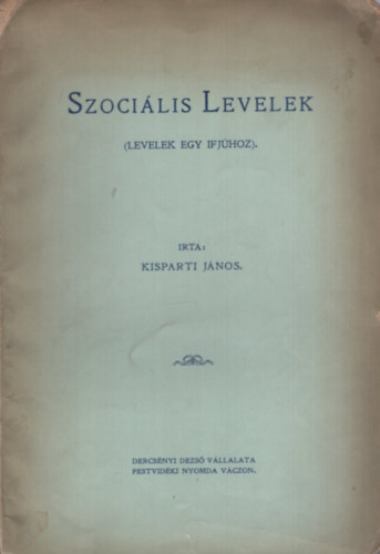 Szoci�lis levelek (levelek egy ifj�hoz)