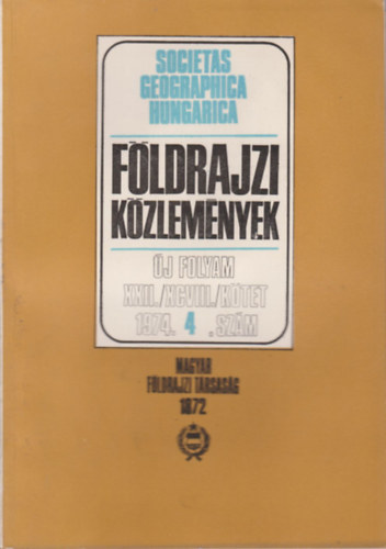 Fldrajzi kzlemnyek 1974/4.