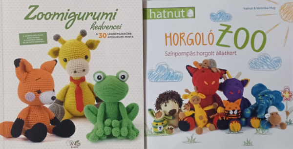 Zoomigurumi kedvencei - A 30 legnpszerbb amigurumi minta + HorgolZOO - Sznpomps horgolt llatkert (2 m)