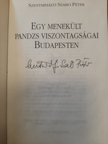 Egy meneklt pandzs viszontagsgai Budapesten