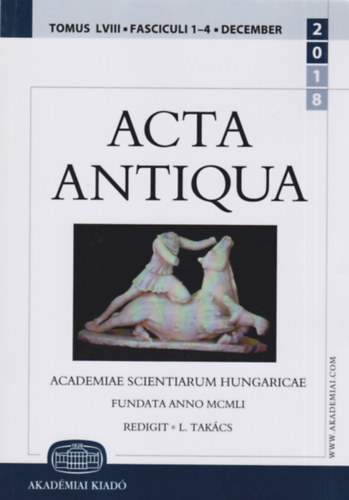 Acta Antiqua - Academiae Scientiarum Hungaricae