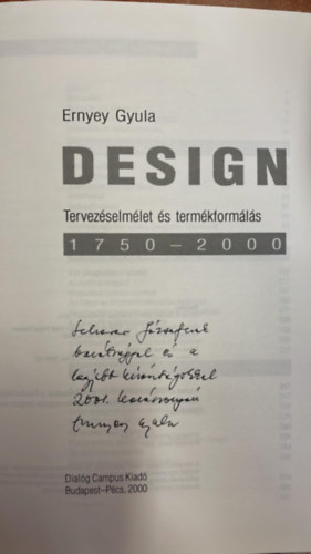 Design - tervezselmlet s termkformls 1750-2000
