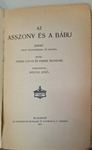 Az asszony �s a b�bu