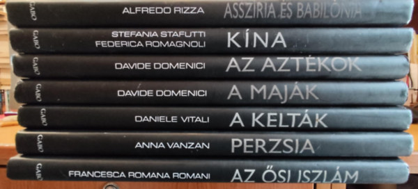 7 db vezredek kincsei: Asszria s Babilnia; Kna; Az aztkok; A majk; A keltk; Perzsia; Az si iszlm