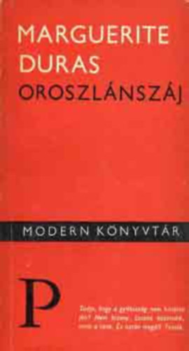 Oroszl�nsz�j (Modern K�nyvt�r 165) - Farkas M�rta ford�t�sa