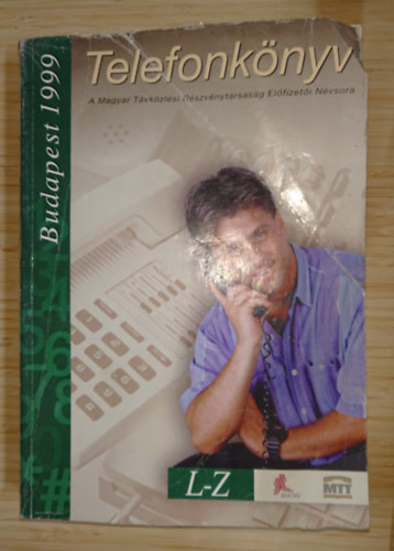 Telefonkönyv L-Z - Budapest 1999