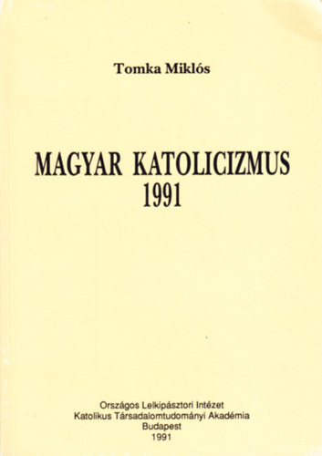 Magyar katolicizmus 1991