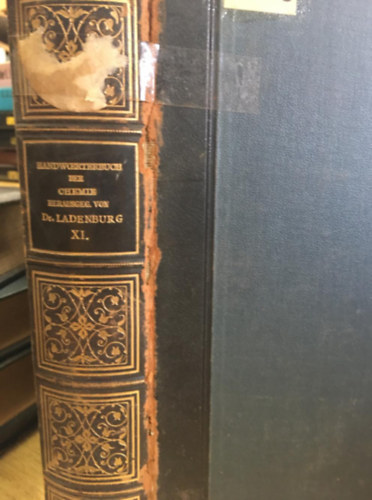 Prof Dr. A. Ladenburg - Handw�rterbuch der Chemie XI.