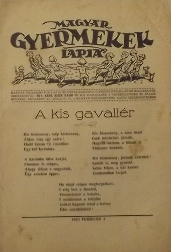 Magyar Gyermekek Lapja 1933 februr 1.