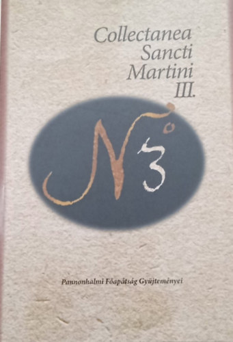 Collectanea Sancti Martini III.