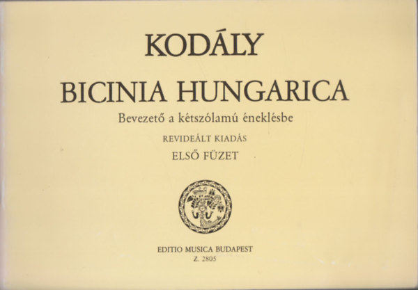 Bicina Hungarica - bevezt a ktszlam neklsbe I.