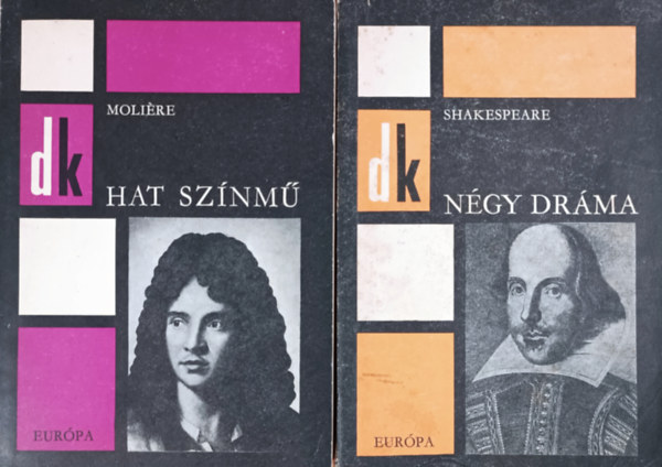 2 db Dikknyvtr: Molire: Hat sznm + Shakespeare: Ngy drma