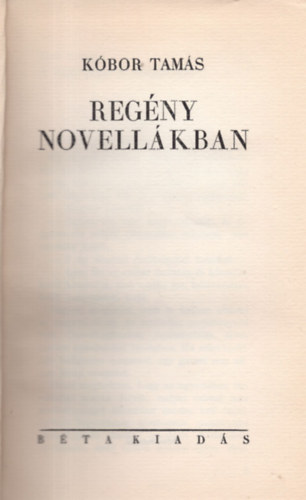 Regny novellkban (K.T.vl.munki)