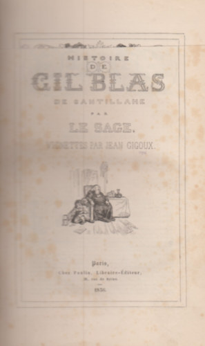 Le Sage - Histoire de Gil Blas de Santillane