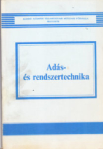 Ad�s �s rendszertechnika