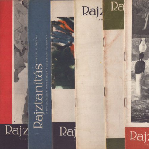Rajztants - Az Oktatsi Minisztrium mdszertani folyirata - VI.vf. 1964/1-6.szm teljes vfolyam