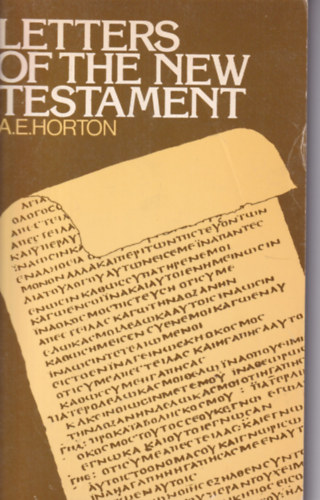 A.E. Horton - Letters of the New Testament