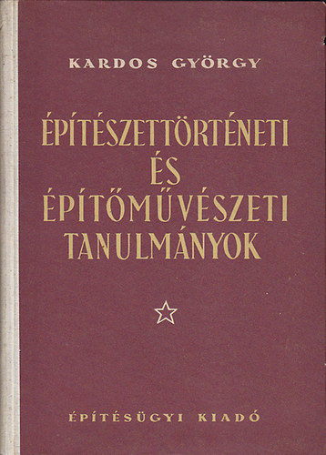 ptszettrtneti s ptmvszeti tanulmnyok