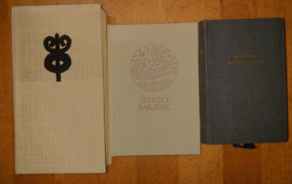 3 k�nyv n�pballad�kr�l: Sz�kely n�pballad�k, Magyar n�pballad�k, Ballad�k k�nyve