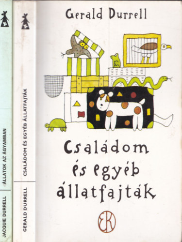 2db humoros m - Jacquie Durrell: llatok az gyamban + Gerald Durrell: Csaldom s egyb llatfajtk