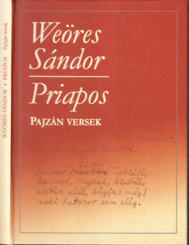 Weres Sndor - Priapos (Pajzn versek)